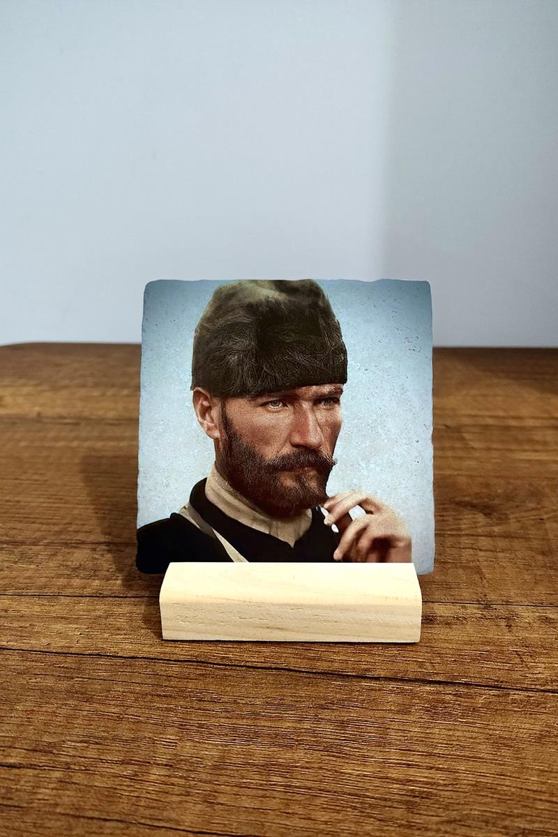 BEGOLONİDoğal Taş Masa Dekoru Atatürk5