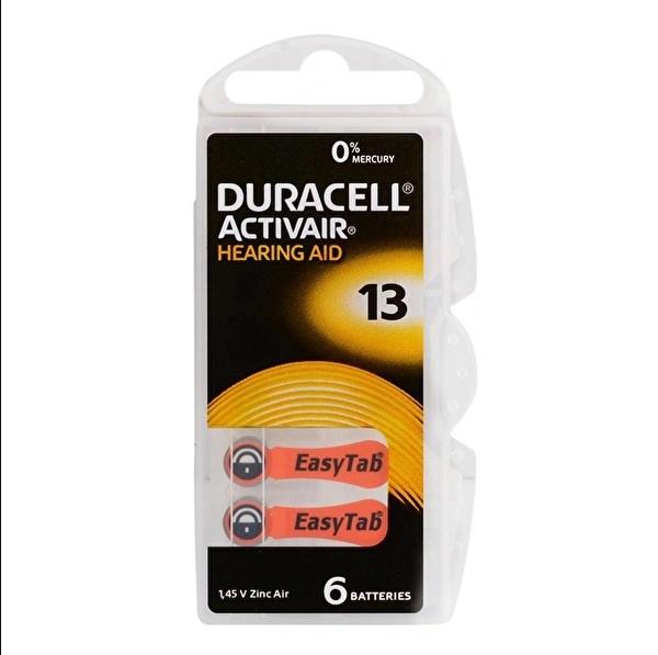 Duracell Kulaklık Pili No 13 1pk : 6 Adet