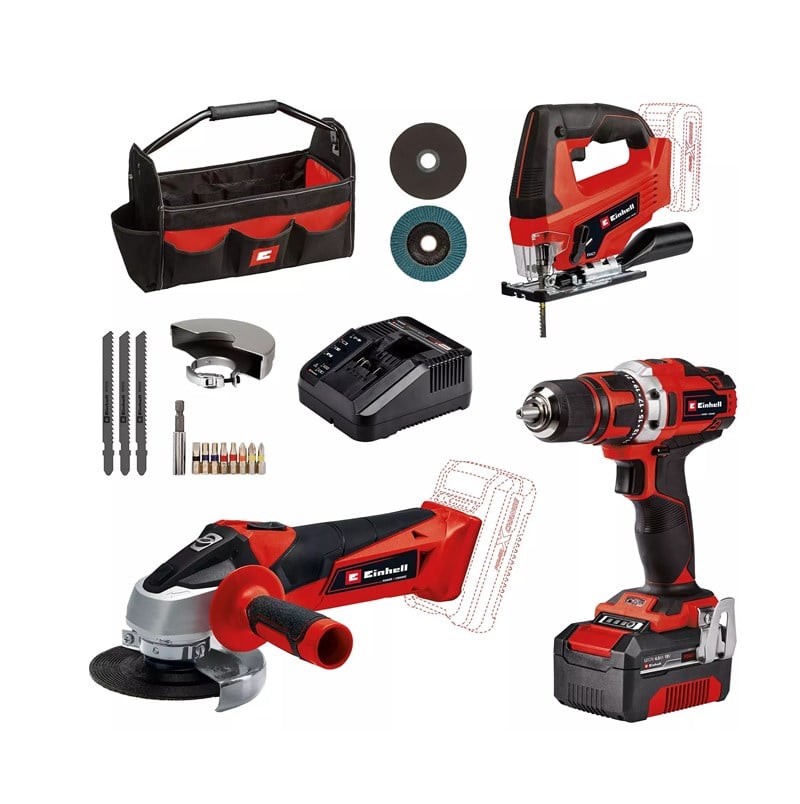 EİNHELLEinhell TE-TK 18/3 Set Akülü Makine Seti