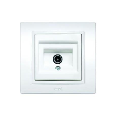 ELBİElbi Zena M.Gri  TV Priz Ekranlı Dirençsiz