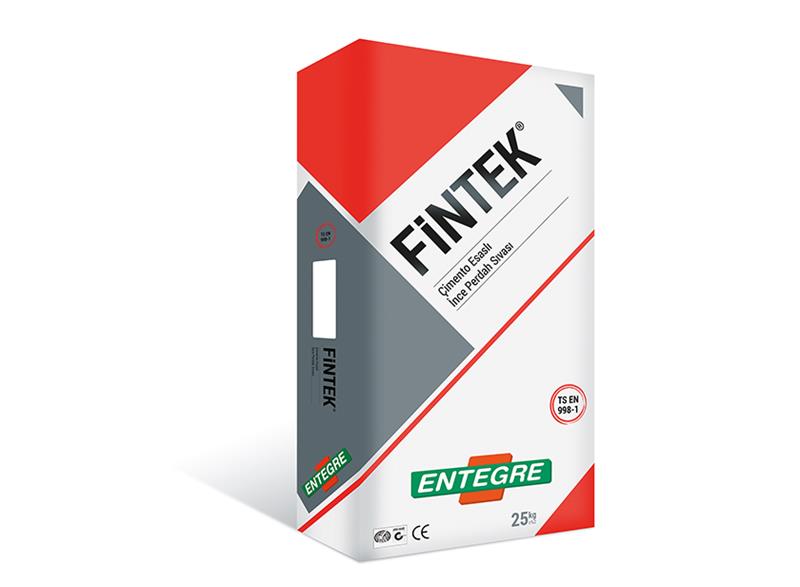DiğerEntegre Fintek 25Kg İnce El Sıvası Gri