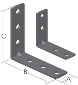 ERMOErmo 20*45*45 Yuvarlak Başlı Köşebent 90
