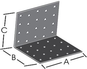 ERMOErmo 80*40*40 Köşebent 90''
