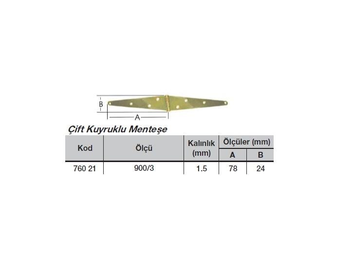 Ermo Çift Kuyruklu Menteşe