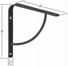 ERMOErmo Meriç Rafaltı 20*20cm Siyah