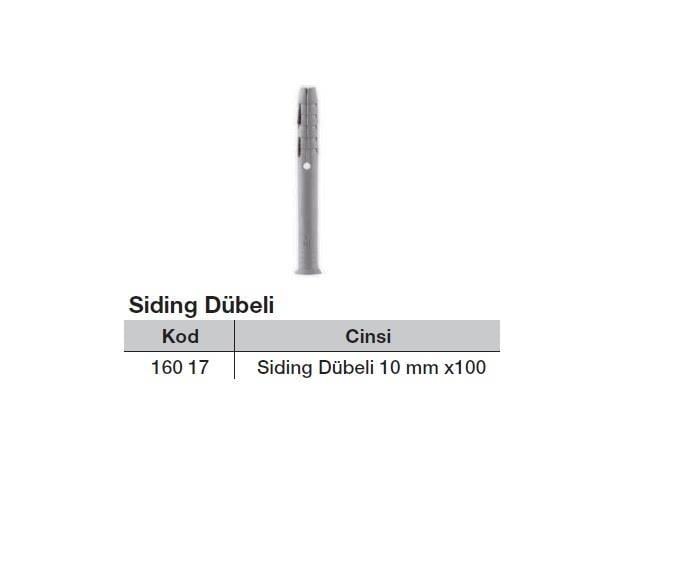 ERMOErmo Siding Dübeli 10*100mm 1pk 10 adet