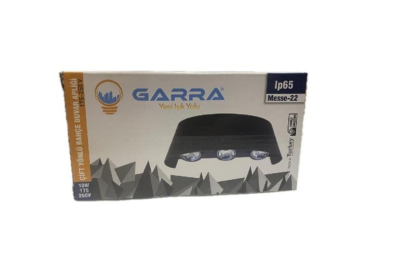 DiğerGarra Çift Yönlü Duvar Aplik Amber 10W