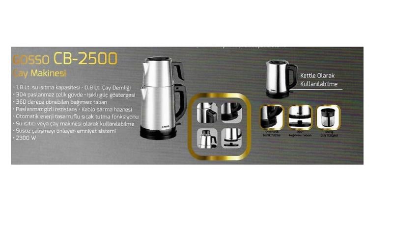 GOSSOGosso CB 2500 Çay Makinesi