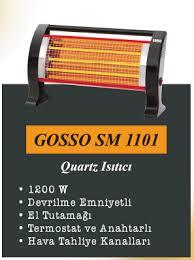 GOSSOGosso SM-1101 1200w Quartz Isıtıcı