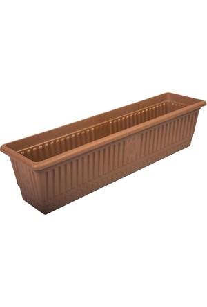 Hak Saksı Balkon Orta 51 Cm Naturel 9,5 LT Plasti