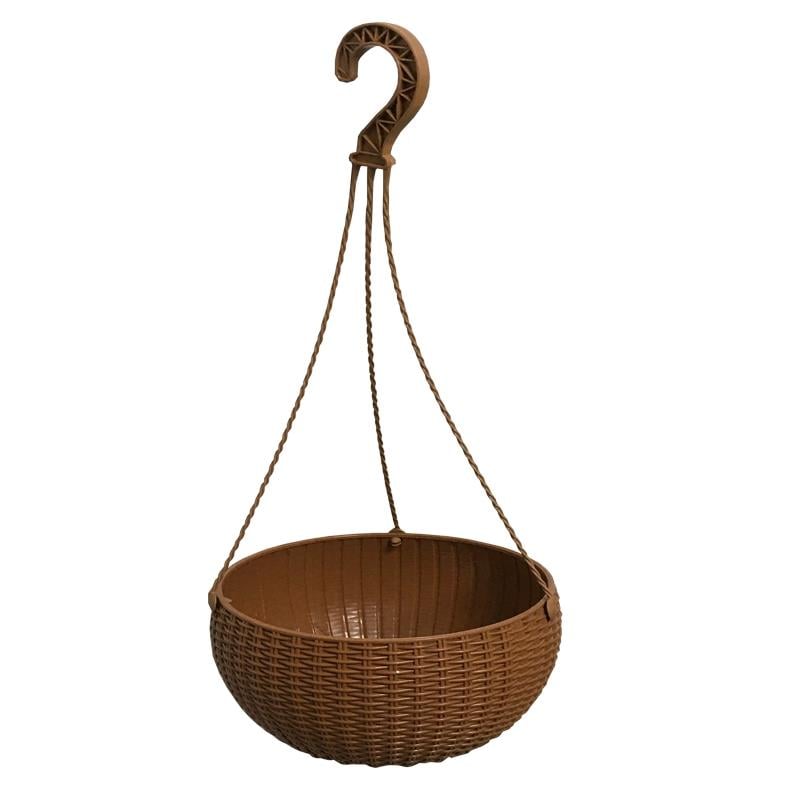 Hak Saksı Makrome Rattan Naturel Büyük