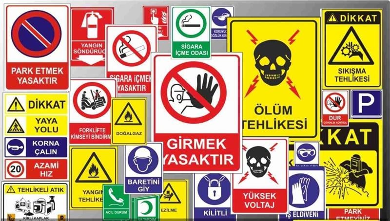 İkaz Levha Maxi Stand Malzemesi