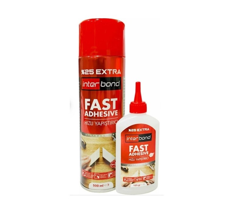 İNTERBONDİnterbond Hızlı Yapıştırıcı 125 gr 500 ml