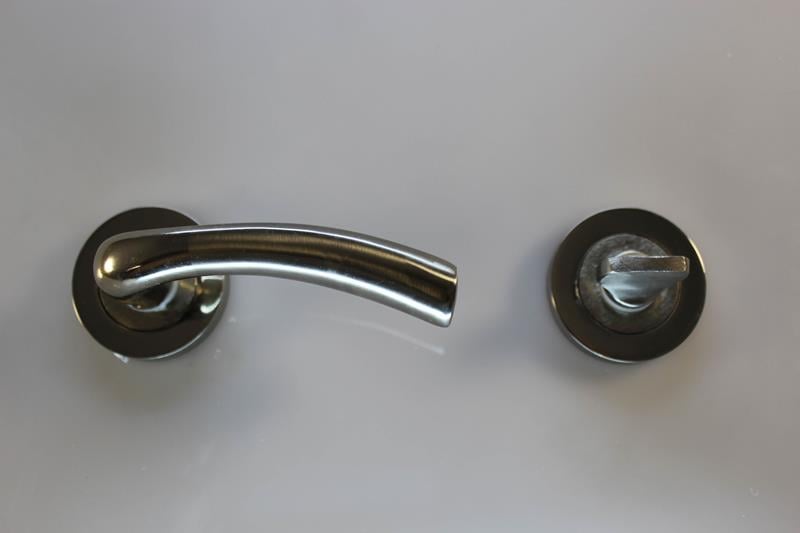 DiğerKapı Kolu Yeşim Rozetli Nikel Saten WC 