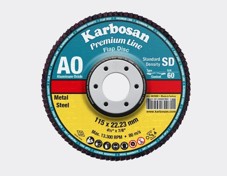 KARBOSANKarbosan Flap Disk A.O. 60 Kum 125*22
