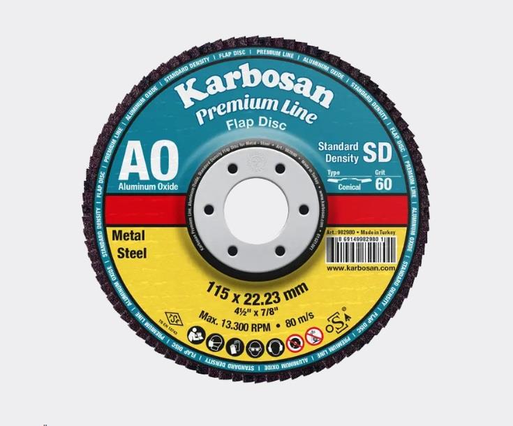 KARBOSANKarbosan Flap Disk A.O. 40 Kum 125*22