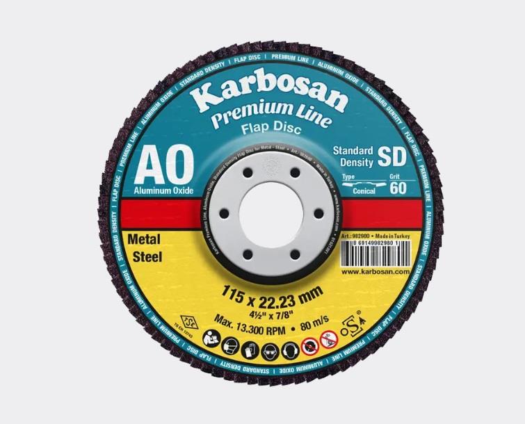 KARBOSANKarbosan Flap Disk A.O. 80 Kum 125*22