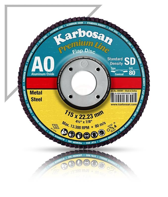 KARBOSANKarbosan Flap Disk A.O. 60 Kum 115*22