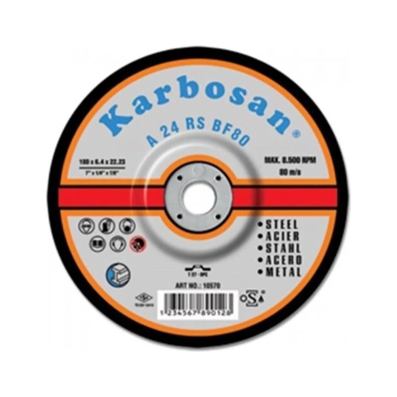KARBOSANKarbosan Metal Taşlama Disk 115*6.4*22.23