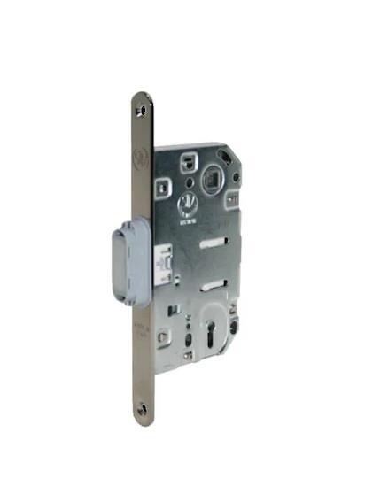 Kilit Oda Kapı Kolu Manyetik Nikel 50X8X90 Karsılı