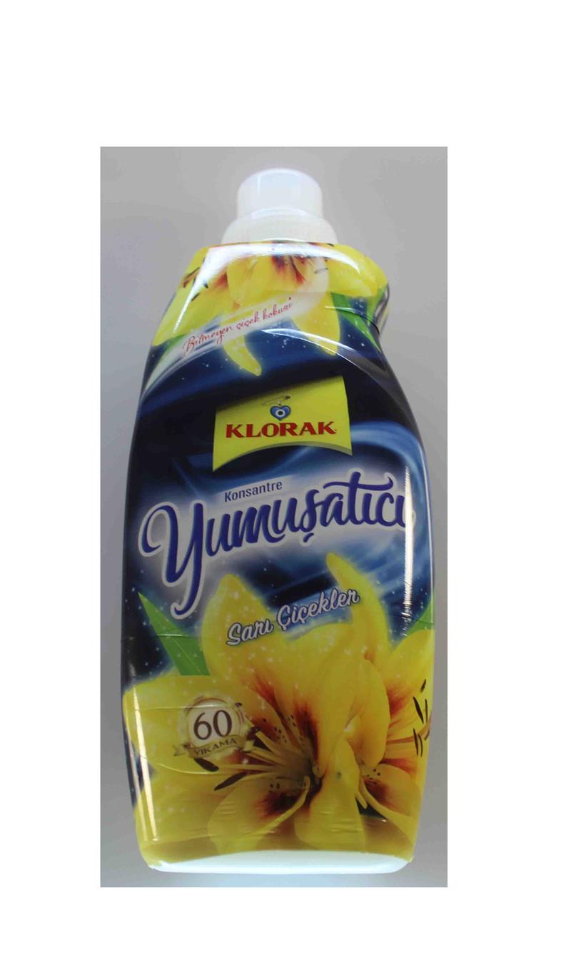 Klorak Konsantre Yumuşatıcı Sarı Çiçekler 1440 ml