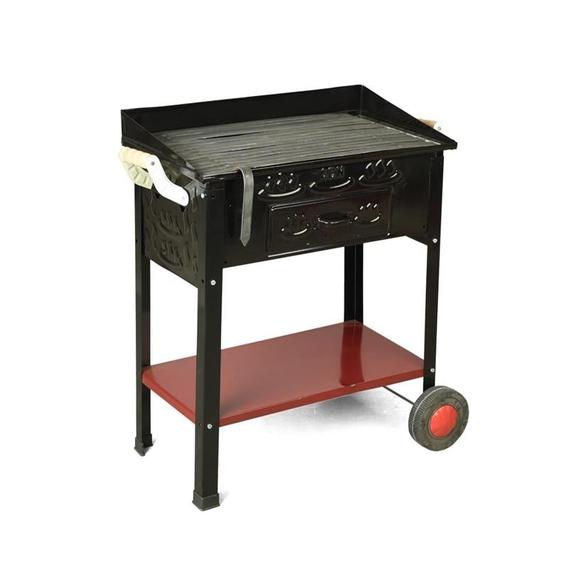 AÇAN SOBAKöfteci Tekerlekli Fırınlı Mangal 35*60