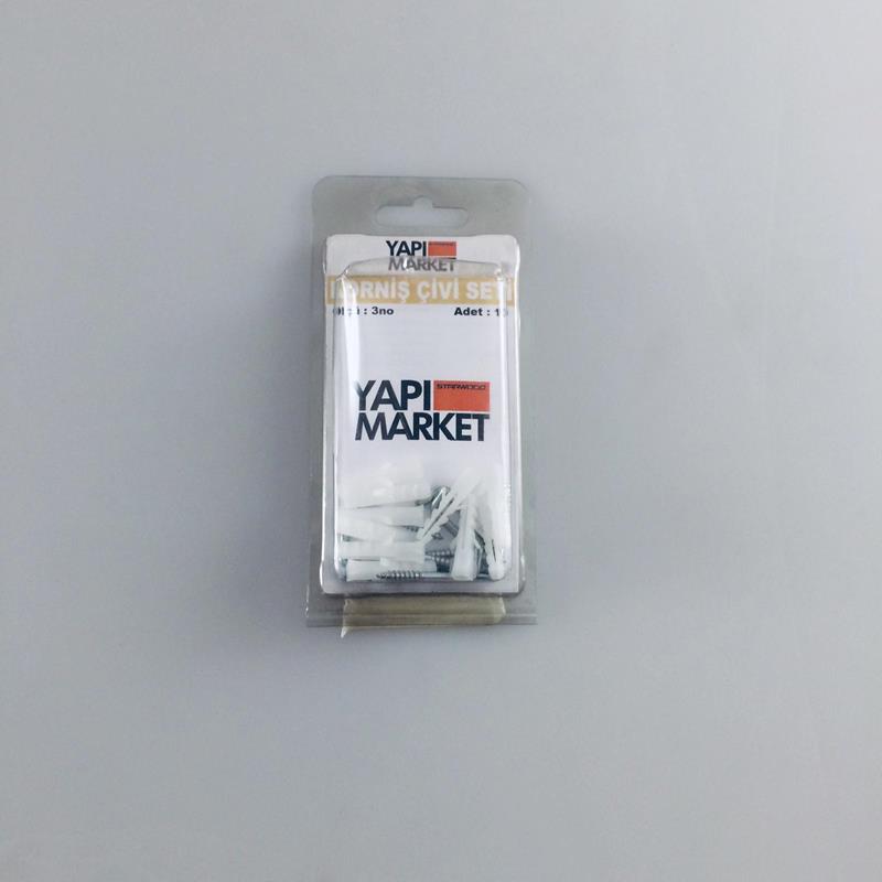 Korniş Çivisi No:3 + Dübel