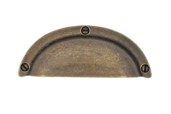 Kulp Tas 64mm Lüks Antik Sarı