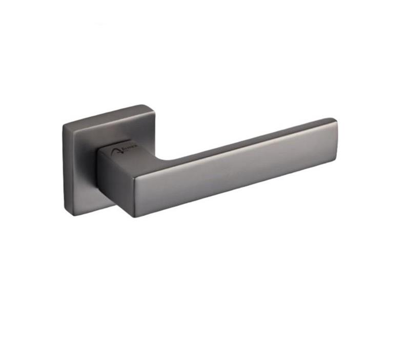 ARMEXLatif Rozetli Kapı Kolu Antrasit Oda