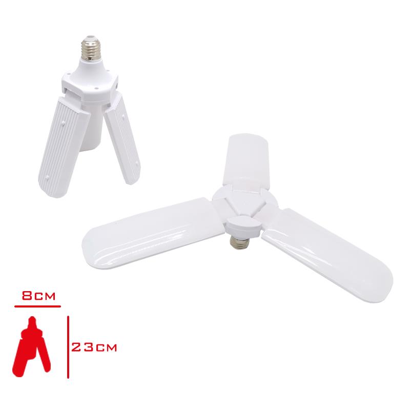 Star Yapı MarketLed Pervane Ampul 3 Kanat Katlanır 45W E27 KA-080