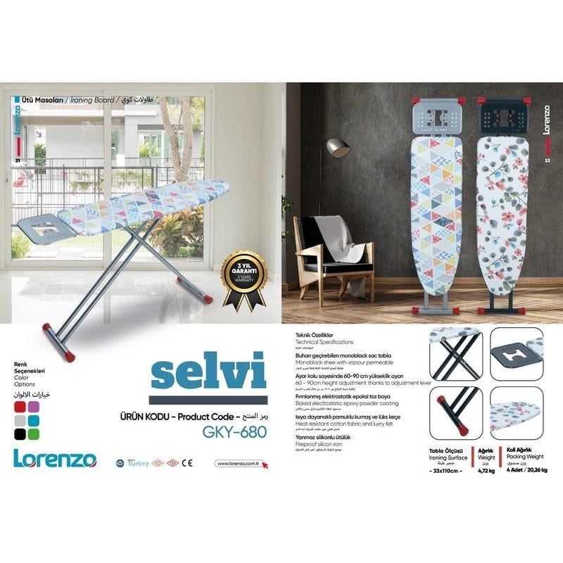 GÖKTAŞLAR ZÜCC.Lorenzo  Selvi Ütü Masası