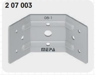 MEPAM 08-1 Düz Köşe Bağlantı Elemanı