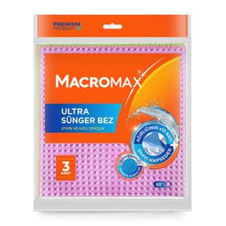 MACROMAXMacro Max Ultra Sünger Bez 3 lü