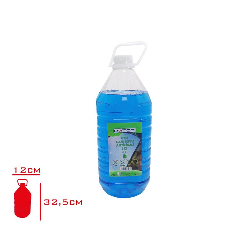 EVMONİMagic Cam Suyu -3 Der Antifirizli 3 Lt