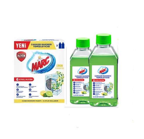 MARCMarc Çamaşır Makinesi Temizleyicisi Limon 2x250 ml