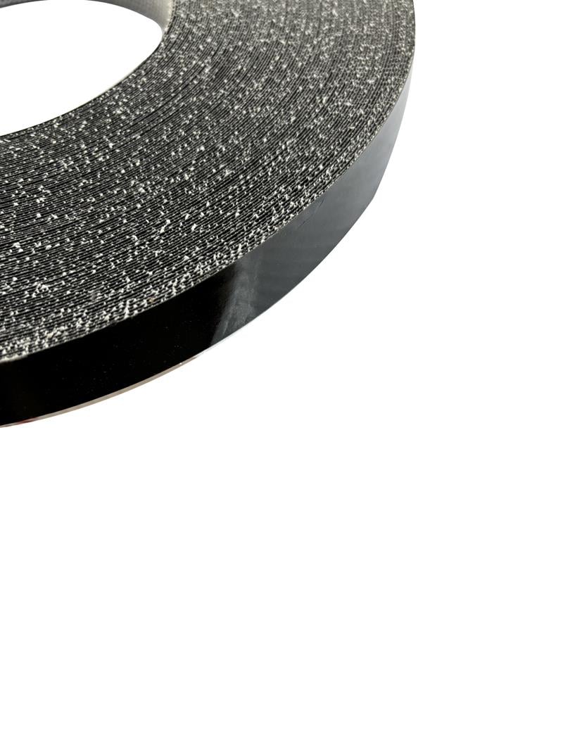 Melamin Kenar Bandı Tutkallı 20 mm Parlak Siyah