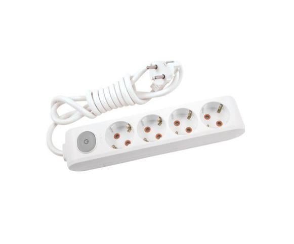 VİKOMulti-let 4 lü Priz Anahtarlı Topraklı Kablolu 5mt