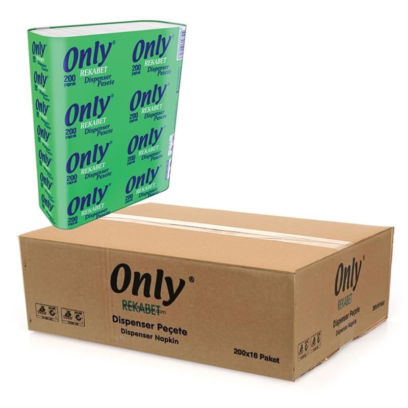 POPPYOnly Dispenser Peçete 200 Yaprak