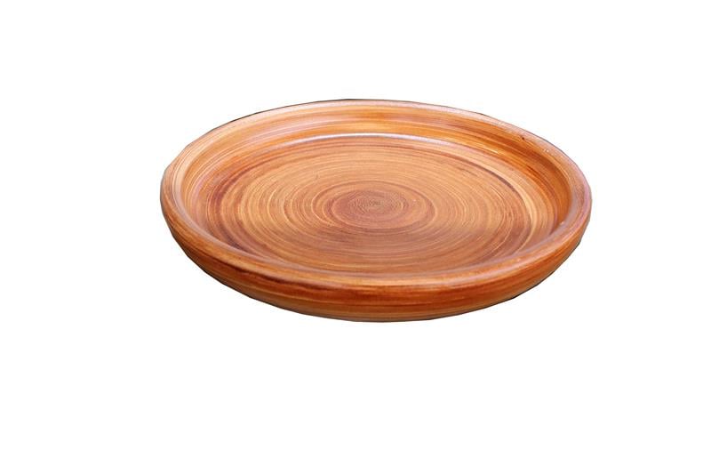 Orta Toprak Tabak Boyalı 25 cm