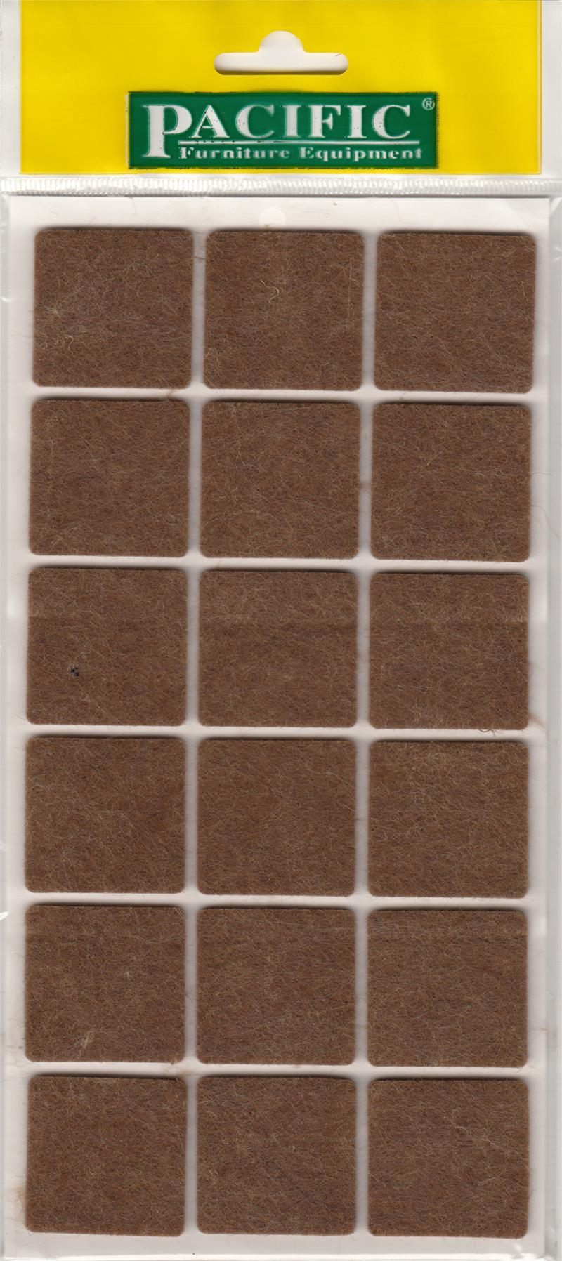 Pacific Yapışkan Keçe 35*35mm Kahve
