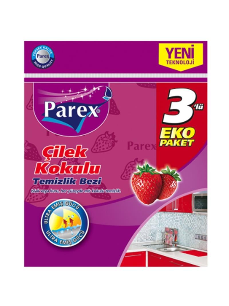 ParexParex Çilek Kokulu Temizli Bezi 3 lü