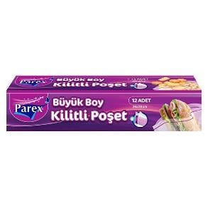 ParexParex Kilitli Buzdolabı Poşeti Büyük Boy 12 li