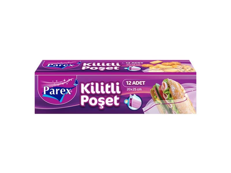 ParexParex Kilitli Buzdolabı Poşeti Küçük Boy 12 li