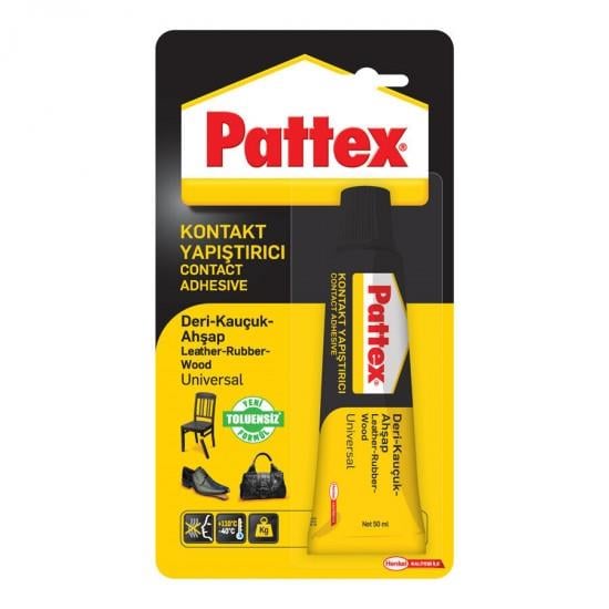 PattexPattex Kontak Yapıştırıcı Deri Kauçuk Ahşap 50 gr
