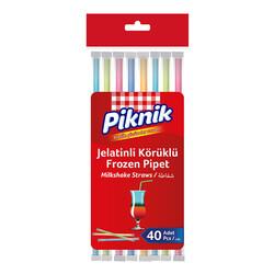 PİKNİKPiknik Jelatinli Körüklü Pipet 40 lı