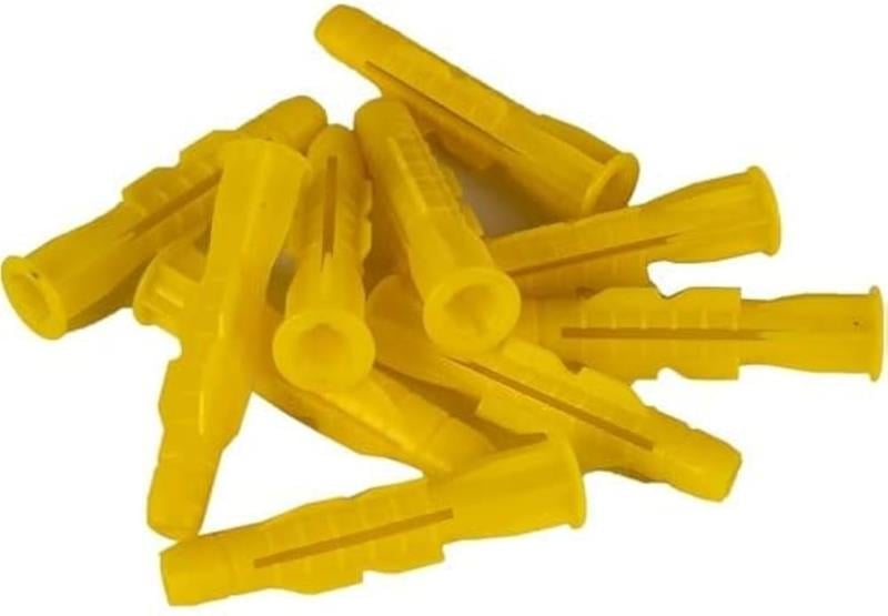 DiğerPlastik Dübel Roket Sarı 10Mm (50 Adet) 