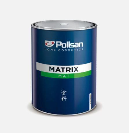 Polisan Matrix Mat Siyah 2,5 Lt Boya