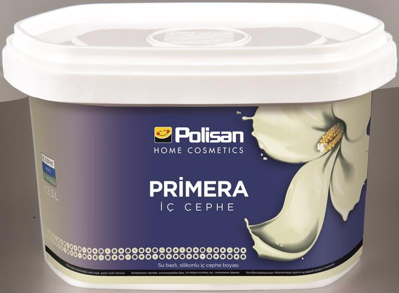 Polisan Primera Silikonlu Mat Beyaz 15 Lt Boya