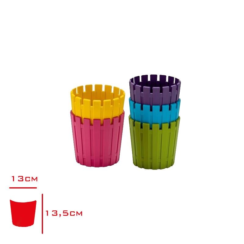 Poliwork Saksı Kaktüs Akasya 13 cm Mix