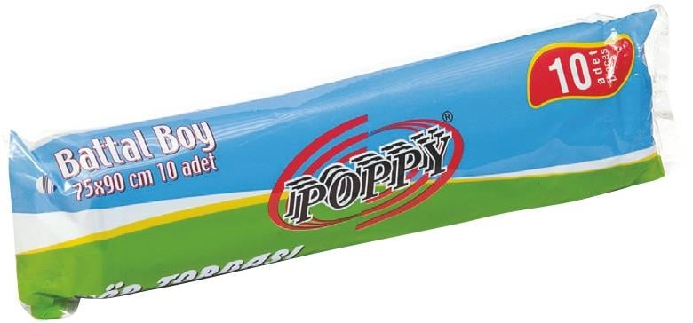 Poppy Battal Mavi Çöp Poşet